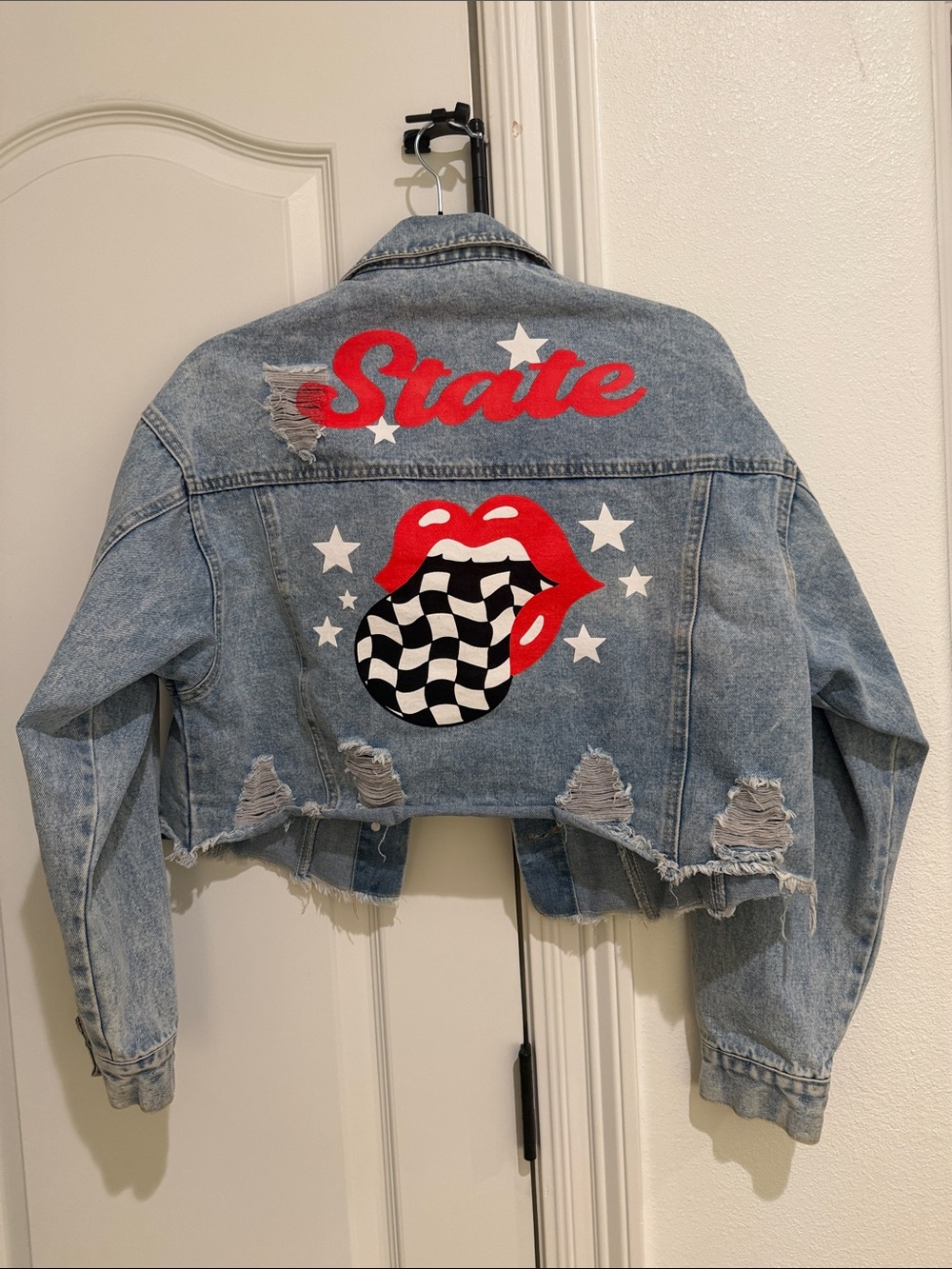 Rivalry runway denim jacket size XS